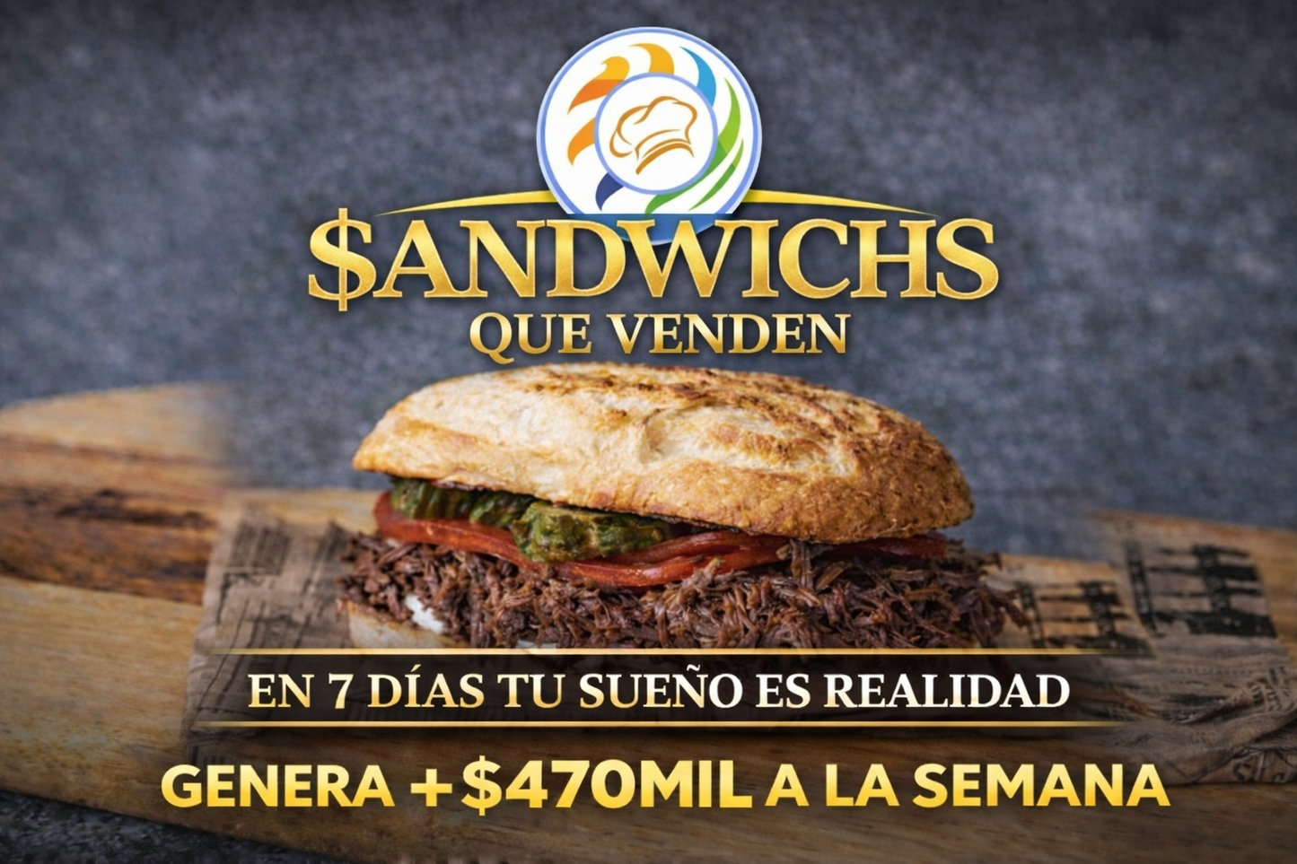 $ANDWICHES QUE VENDEN + 5 BONUS EXTRAS GRATIS
